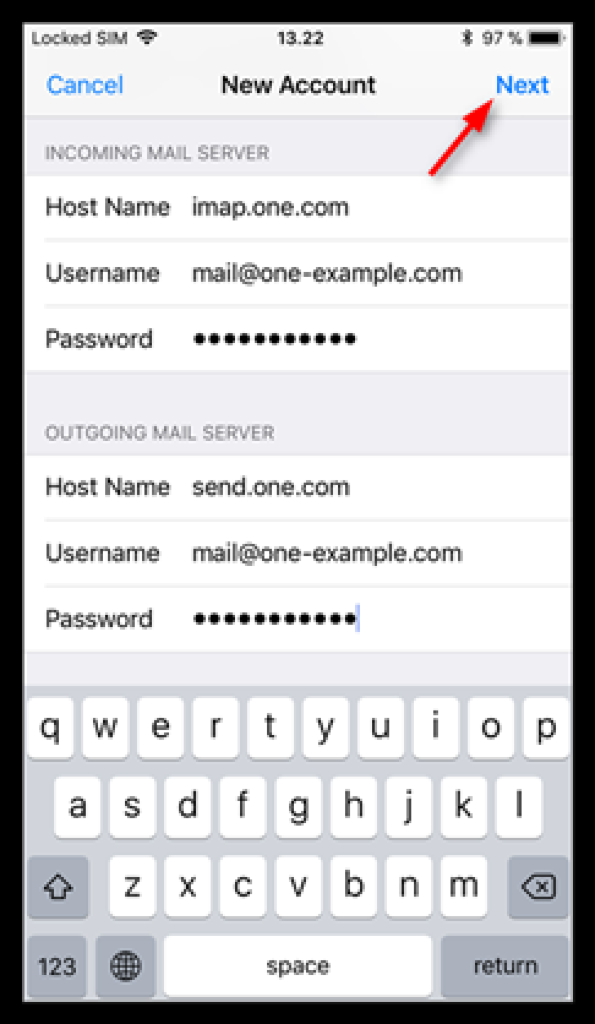 IMAP iPhone 11 (iOS) Email Set-up Instructions 