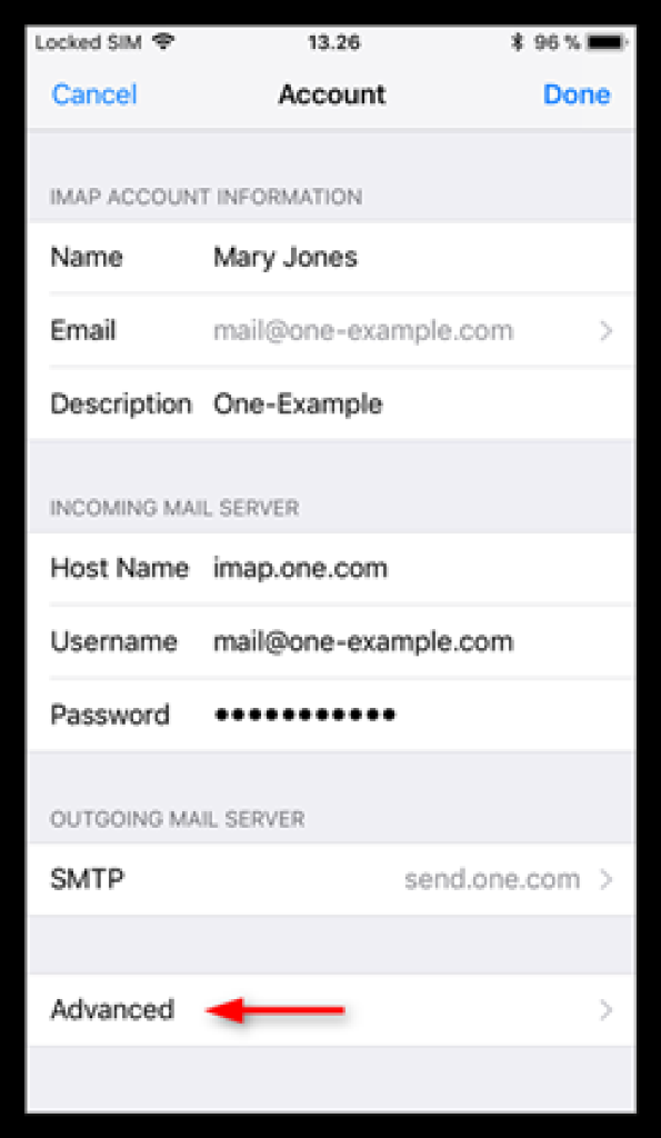 IMAP iPhone 11 (iOS) Email Set-up Instructions 