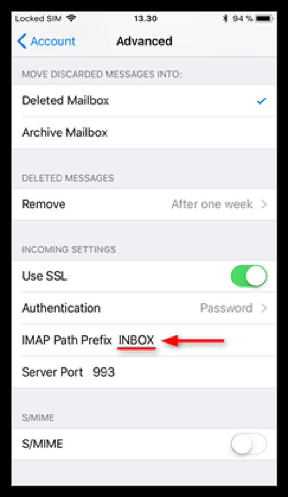IMAP iPhone 11 (iOS) Email Set-up Instructions 