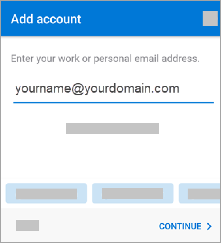 Exchange Email Set-up on Android