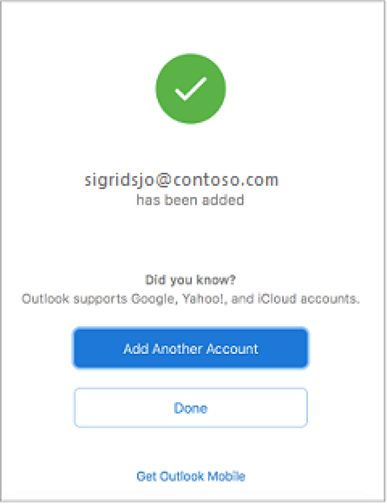 Set-up email account on Mac using Outlook