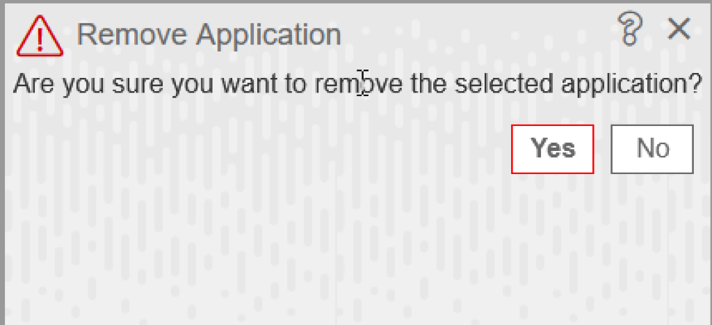 Remove Blog Confirmation